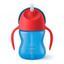 Philips Avent SCF796/01 Κύπελλο με Καλαμάκι & Λαβές Μπλε-Κόκκινο 9m+ 200ml