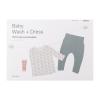 Korres Baby Wash & Dress Σετ Βρεφικών Ρούχων Παντελόνι & Μπλουζάκι Μακρυμάνικο 3-6m & Βρεφικό Αφρόλουτρο/Σαμπουάν 20ml