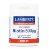 Lamberts Biotin 500mcg 90 κάψουλες