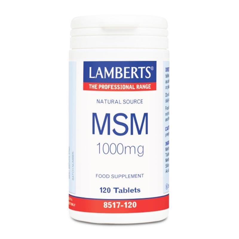 Lamberts Msm 1000mg 120 ταμπλέτες