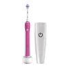 Oral-B Pro 750 3D White Pink Colour & Bonus Travel Case