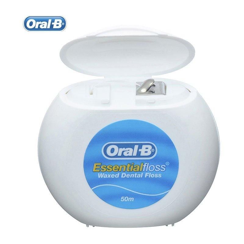 Oral-Β Essential Floss Κηρωμένο Οδοντικό Νήμα 50m