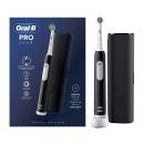Oral-B Pro Series 1 Black Ηλεκτρική Οδοντόβουρτσα με Χρονομετρητή Μαύρη & Θήκη Ταξιδιού