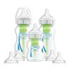 Dr. Brown's Natural Flow Options+ Baby Bottle Starter Kit WB03606 Σετ Πλαστικά Μπιμπερό με Φαρδύ Λαιμό & Θηλή Σιλικόνης 0m+ 2...