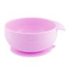 Chicco Easy Bowl Παιδικό Μπολ Σιλικόνης με Βεντούζα Ροζ 6m+ 1τεμ.