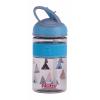 Nuby Sport Flip Grey Blue Πλαστικό Παγούρι με Καλαμάκι Μπλε NV0414024 360ml